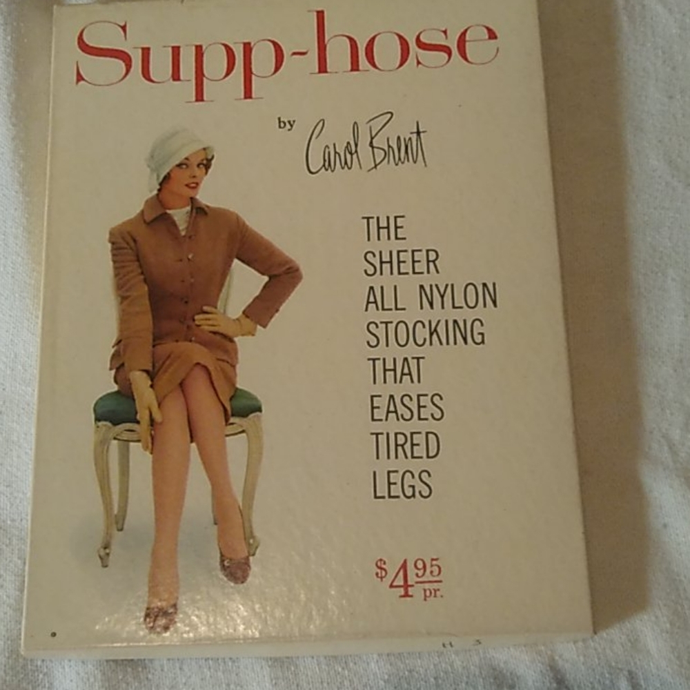 Vintage Carol Brent sheer all nylon stockings